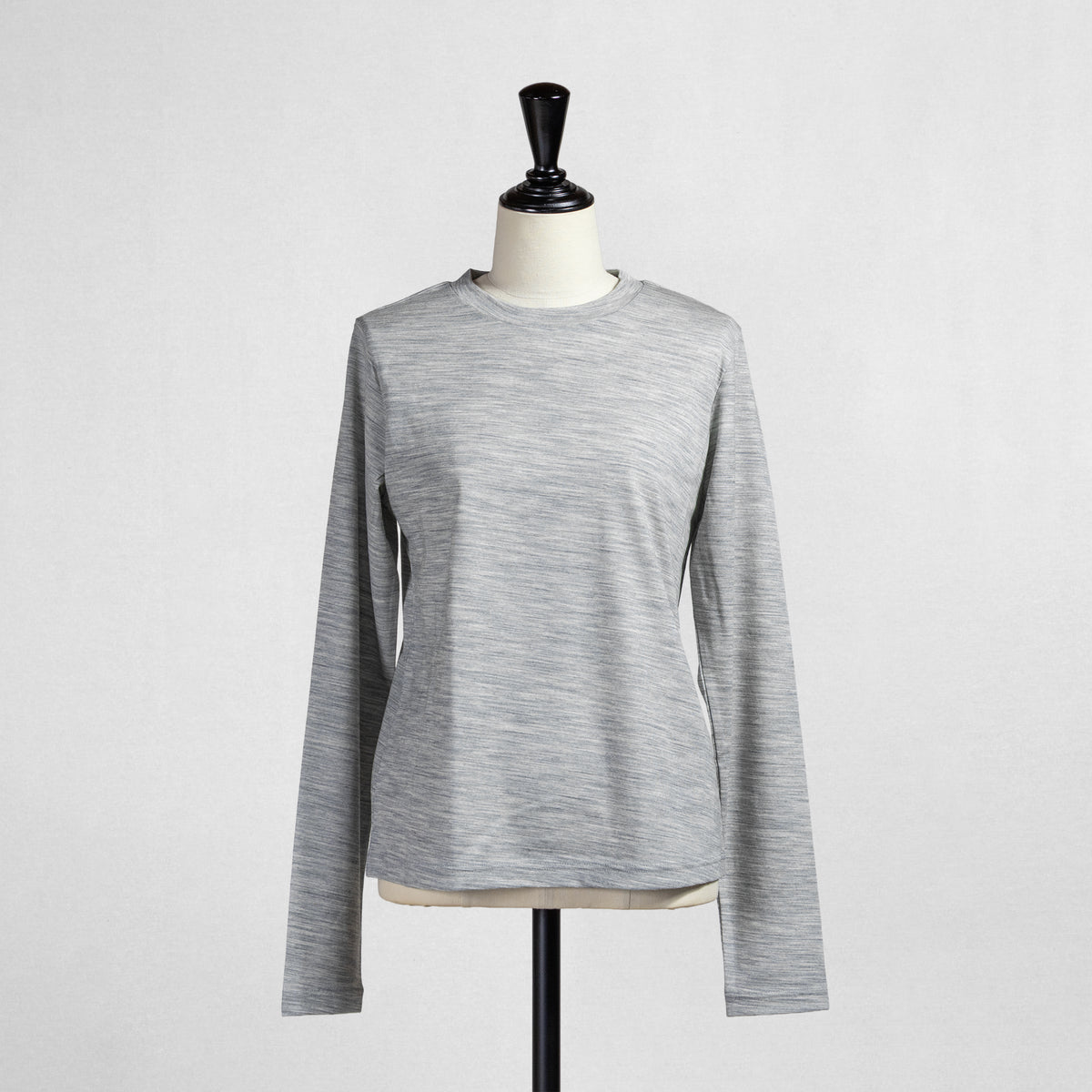 26AW mizuiro ind ウールブレンド クルーネックT 4-210046