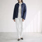 26AW NATURAL LAUNDRY 先染めキルトカバーオールジャケット 7264J-014