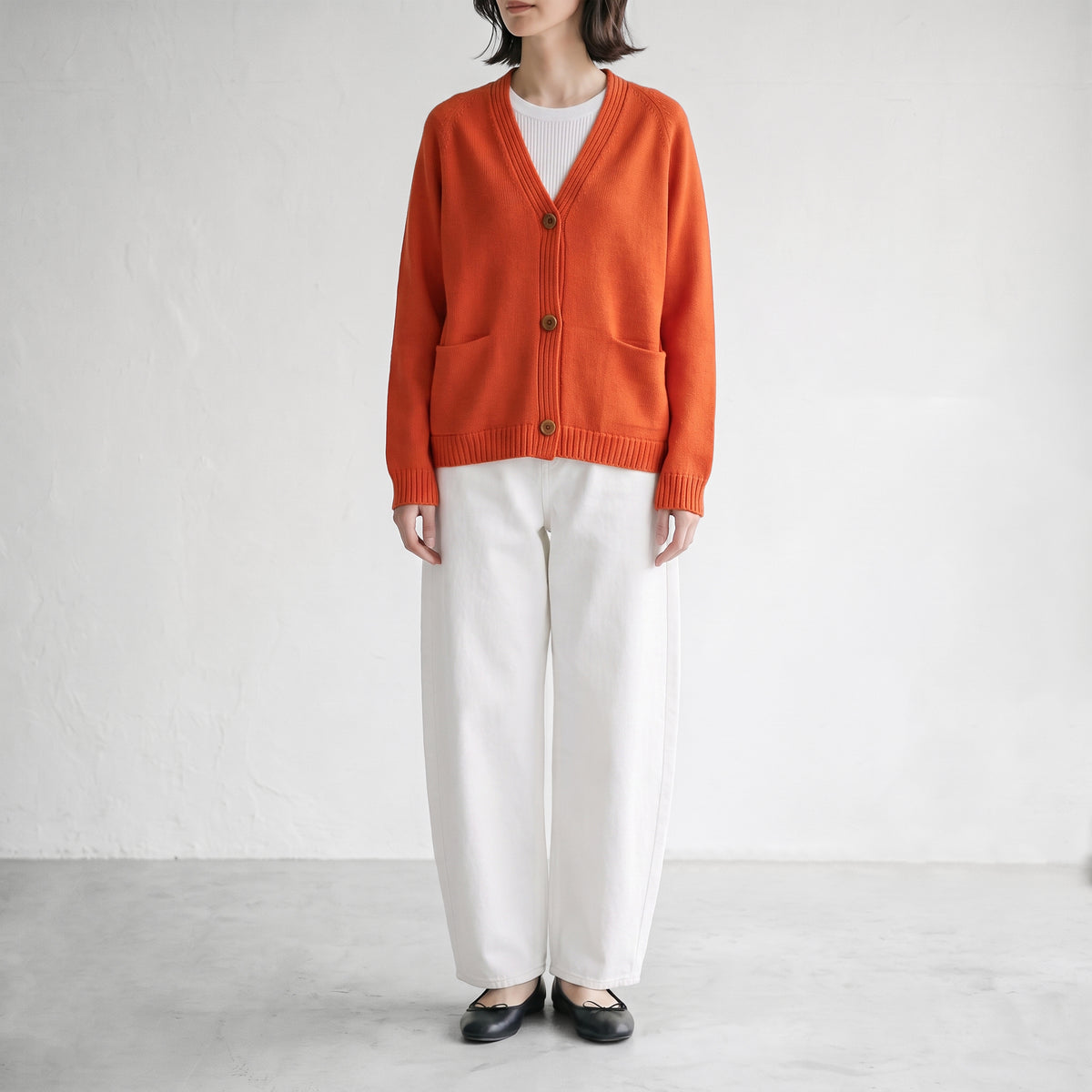 26AW SARAHWEAR エクストラファインメリノ カーディガン C11606