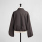 26AW cafune ワイドスリーブ ジップブルゾン 645403