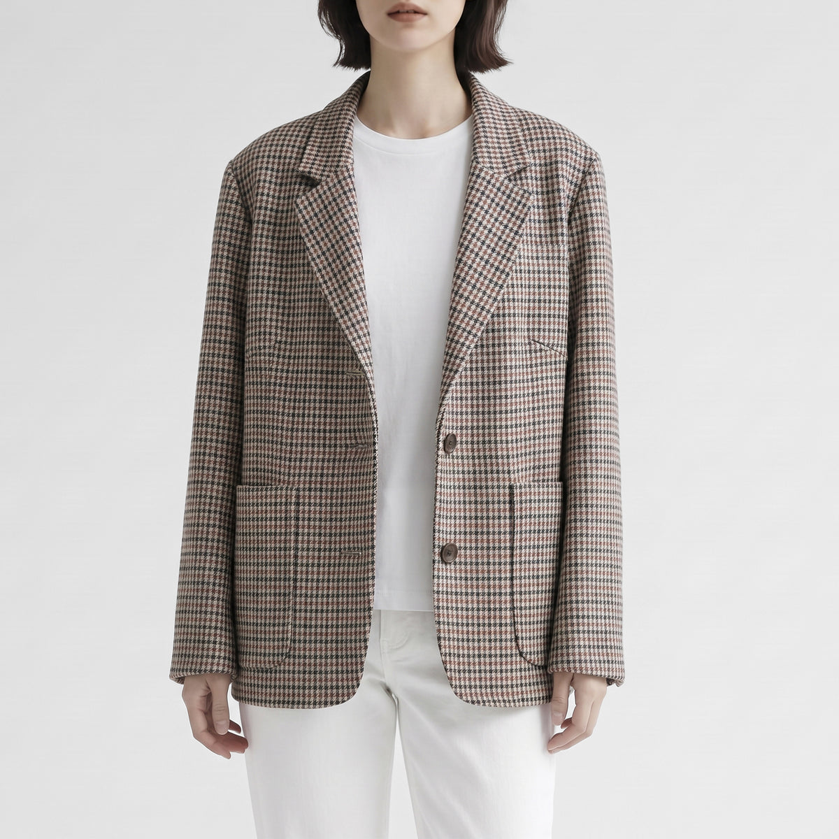 26AW SARAHWEAR ガンクラブチェック テーラードジャケット C60280