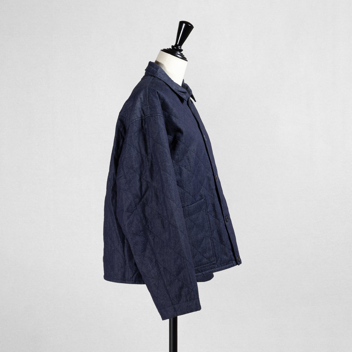 26AW NATURAL LAUNDRY 先染めキルトカバーオールジャケット 7264J-014