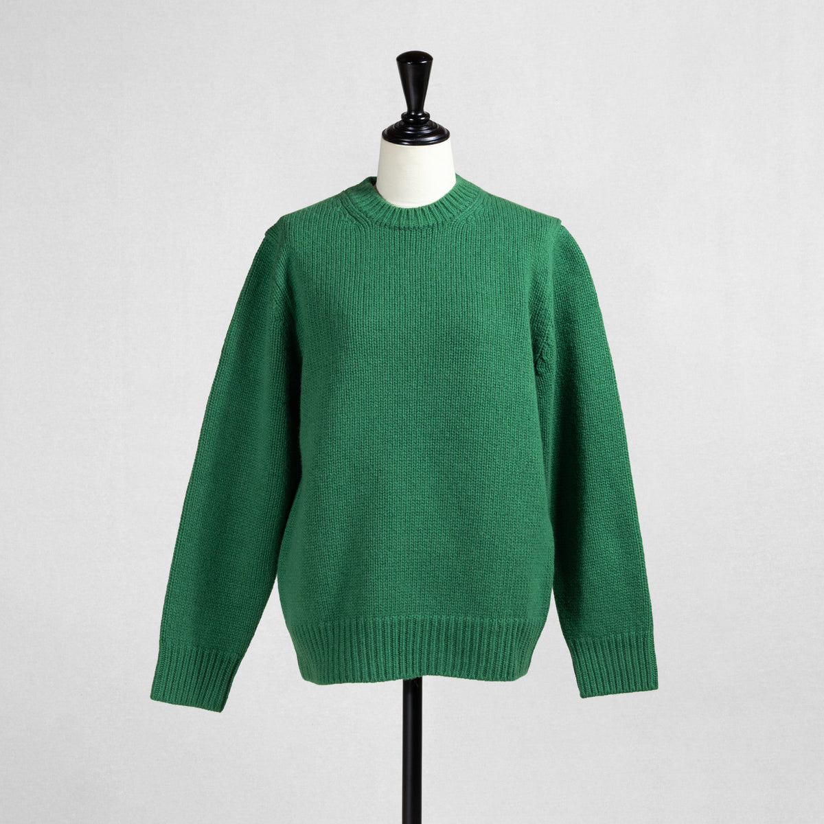 26AW Yonetomi ラムウールコットン クルーネックニットプルオーバー 95-264-031