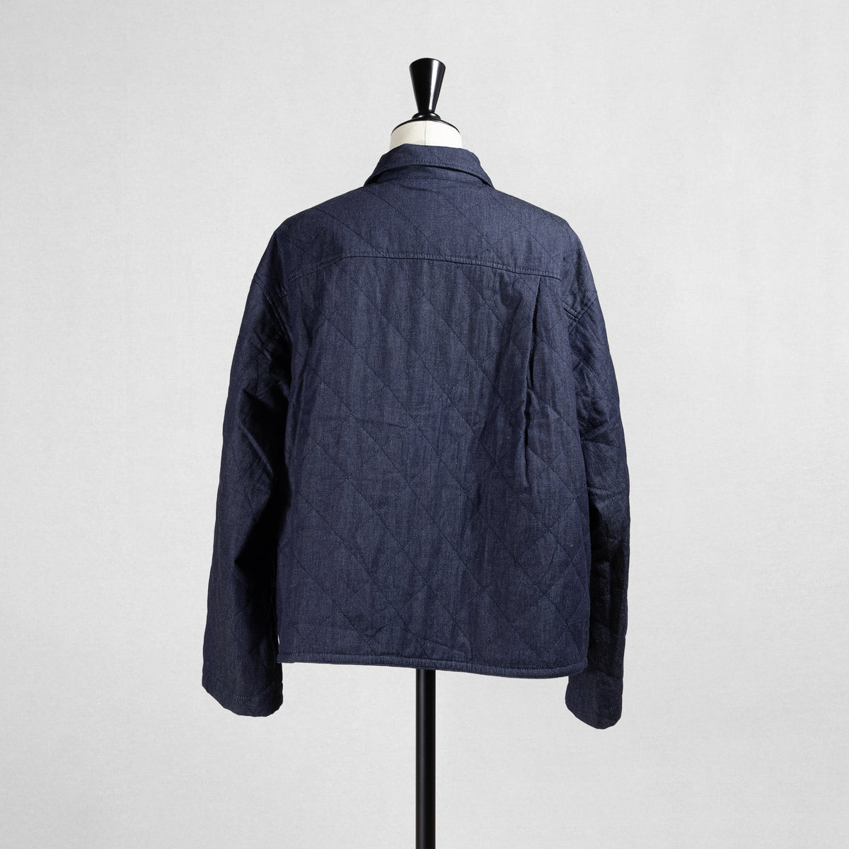 26AW NATURAL LAUNDRY 先染めキルトカバーオールジャケット 7264J-014