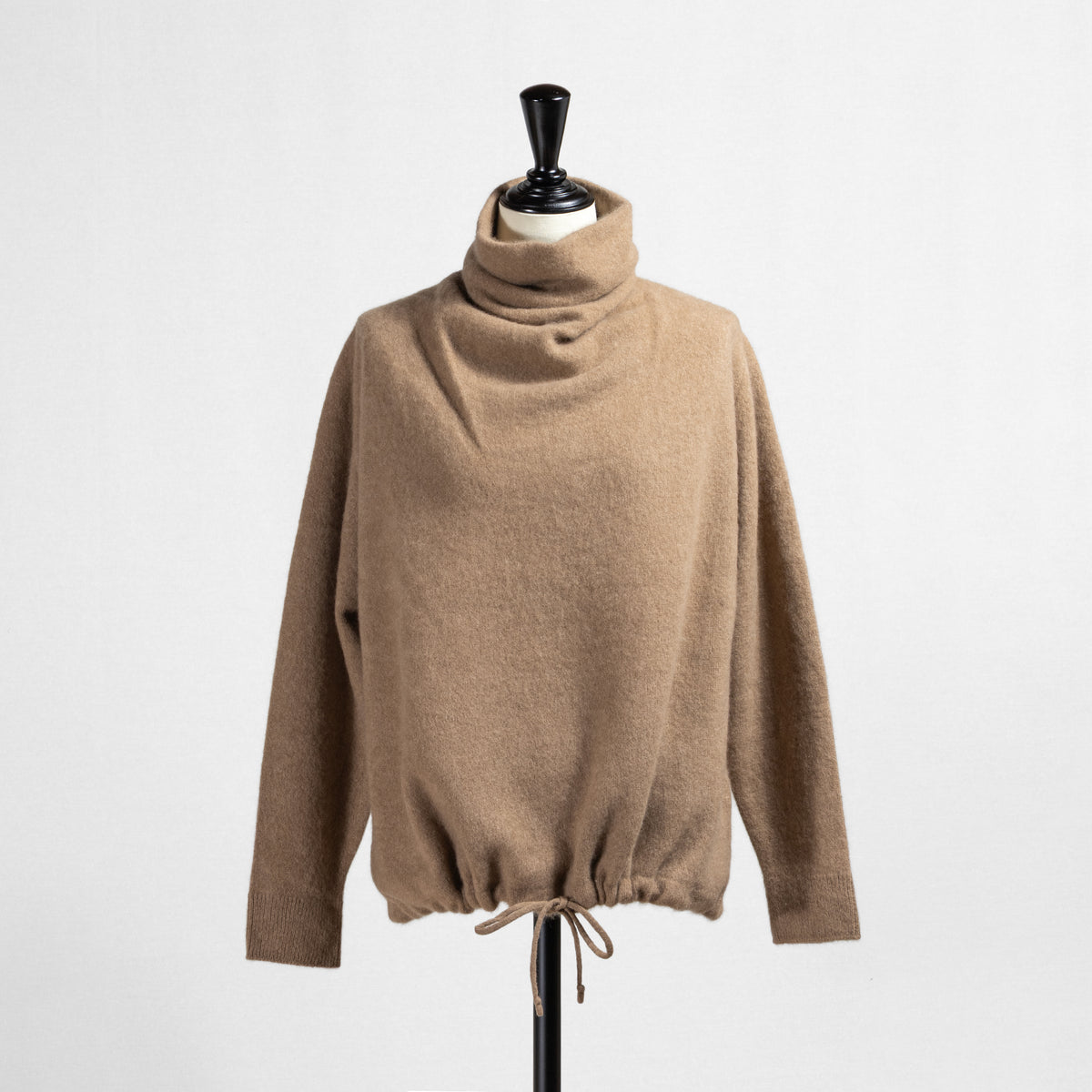 26AW BATONER カシミヤフォックス エア天竺 ユニークタートルネック BN-26FL-040