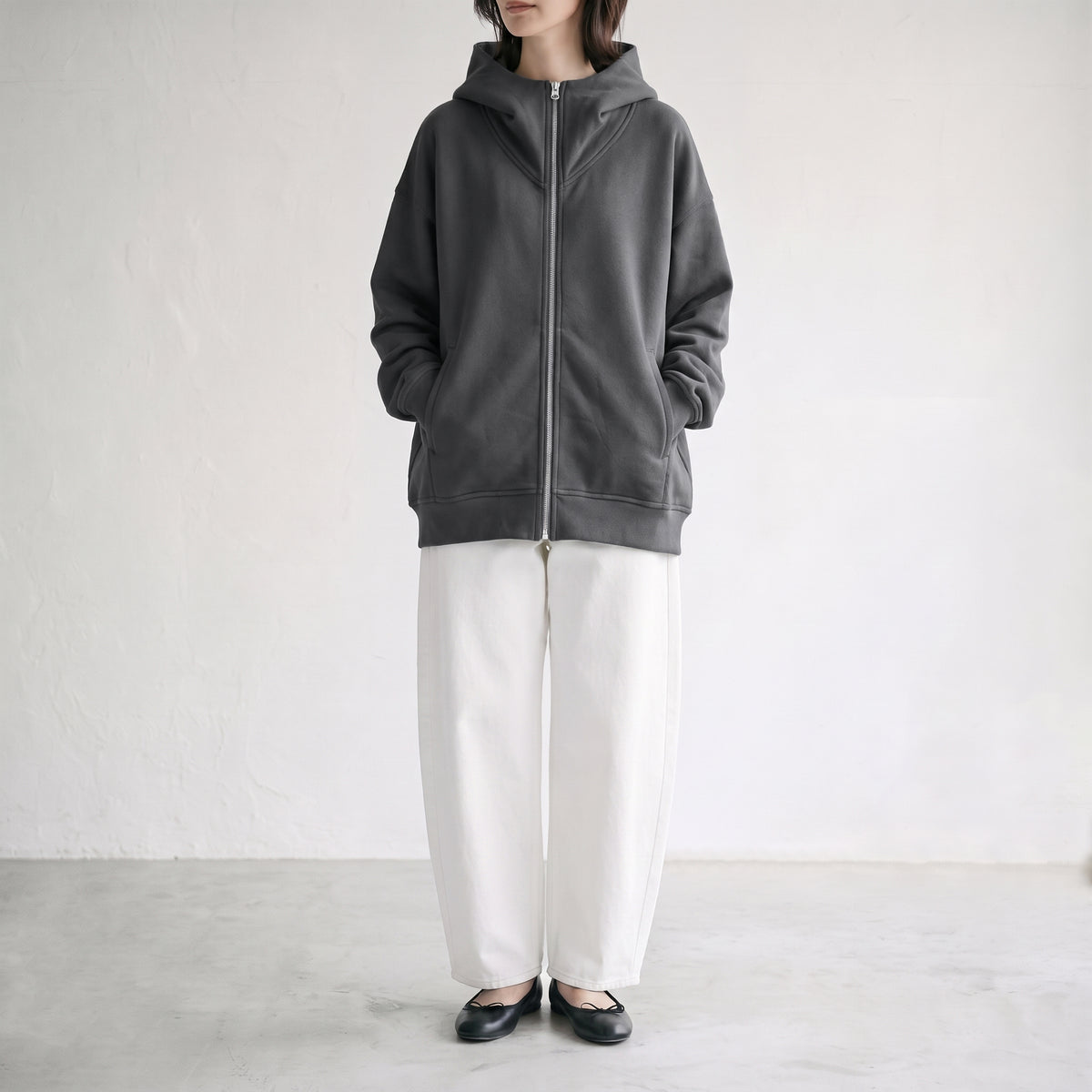 26AW AMERICANA ハイネックジップフーディ BRF-827A