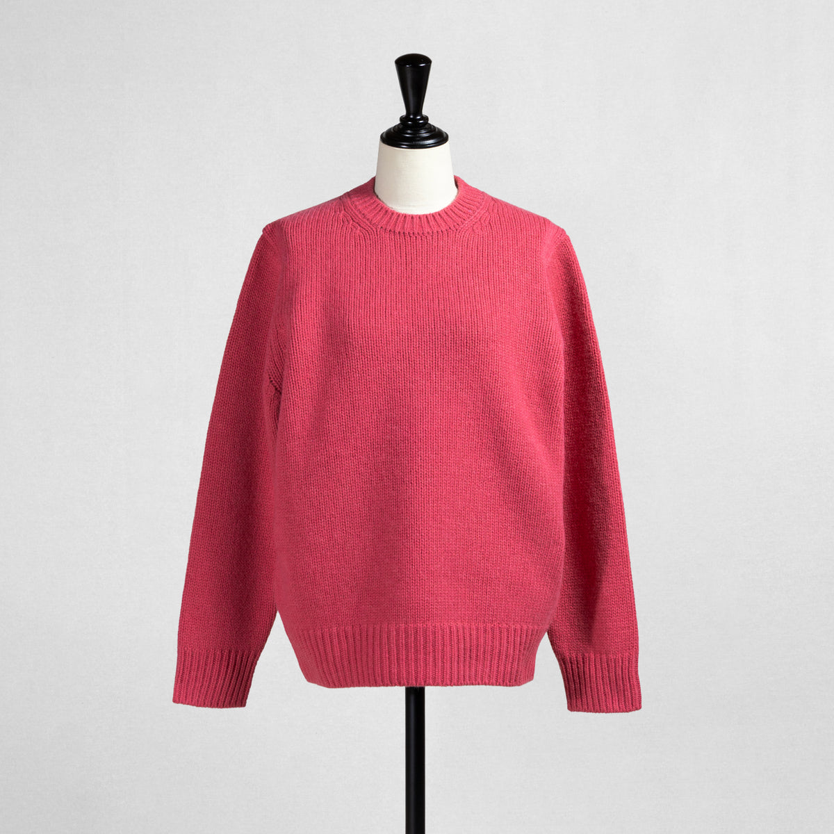 26AW Yonetomi ラムウールコットン クルーネックニットプルオーバー 95-264-031