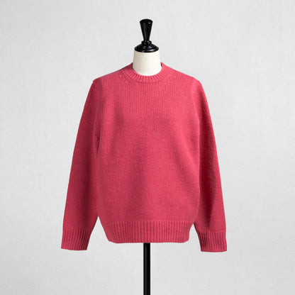 26AW Yonetomi ラムウールコットン クルーネックニットプルオーバー 95-264-031