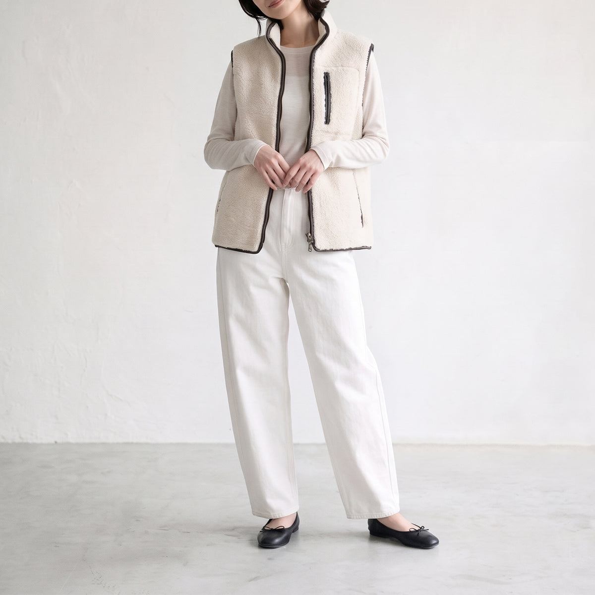 26AW Owen Barry BYRON VEST ムートンベスト