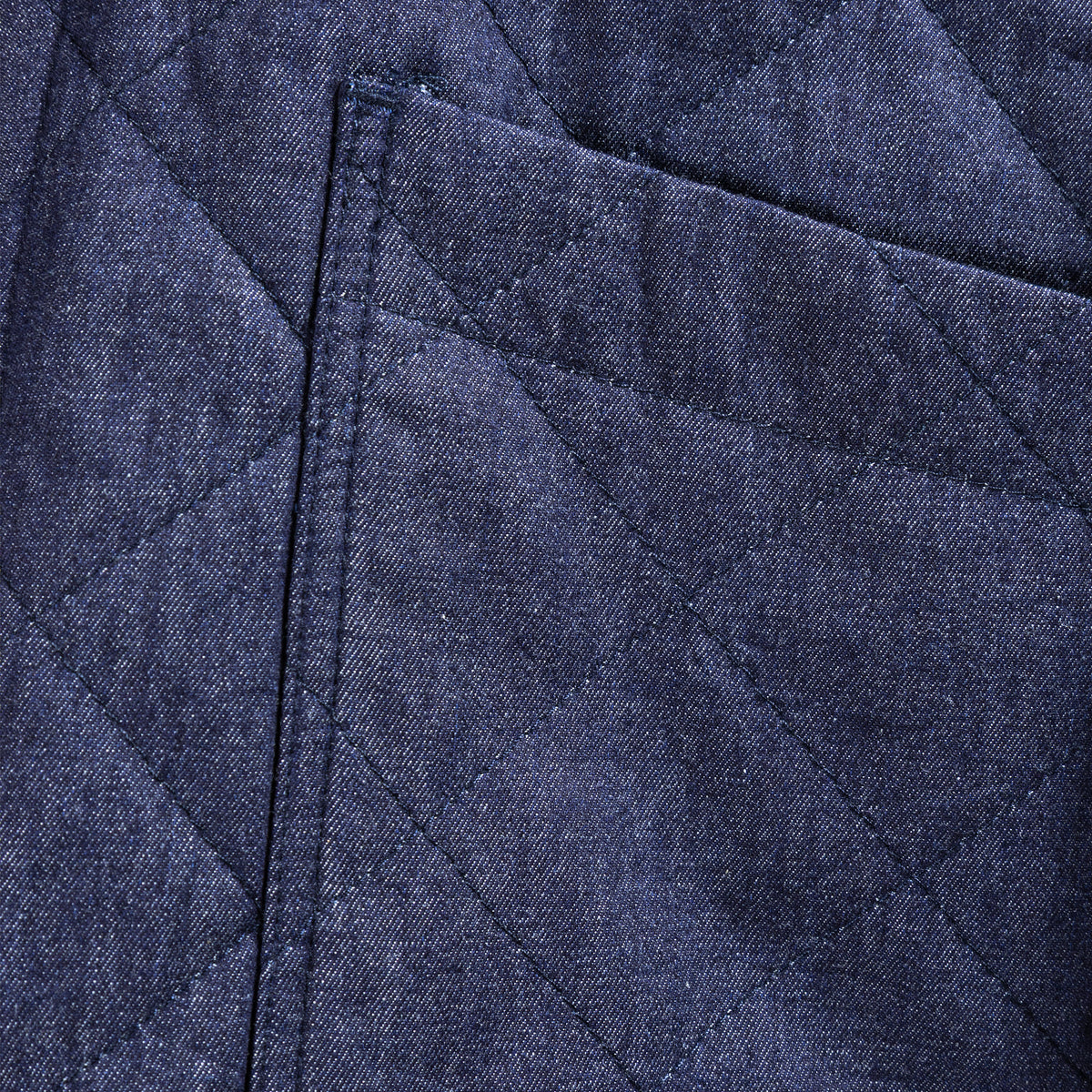 26AW NATURAL LAUNDRY 先染めキルトカバーオールジャケット 7264J-014
