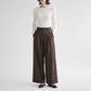 26AW SARAHWEAR ウールサージ シングルタックパンツ C30634