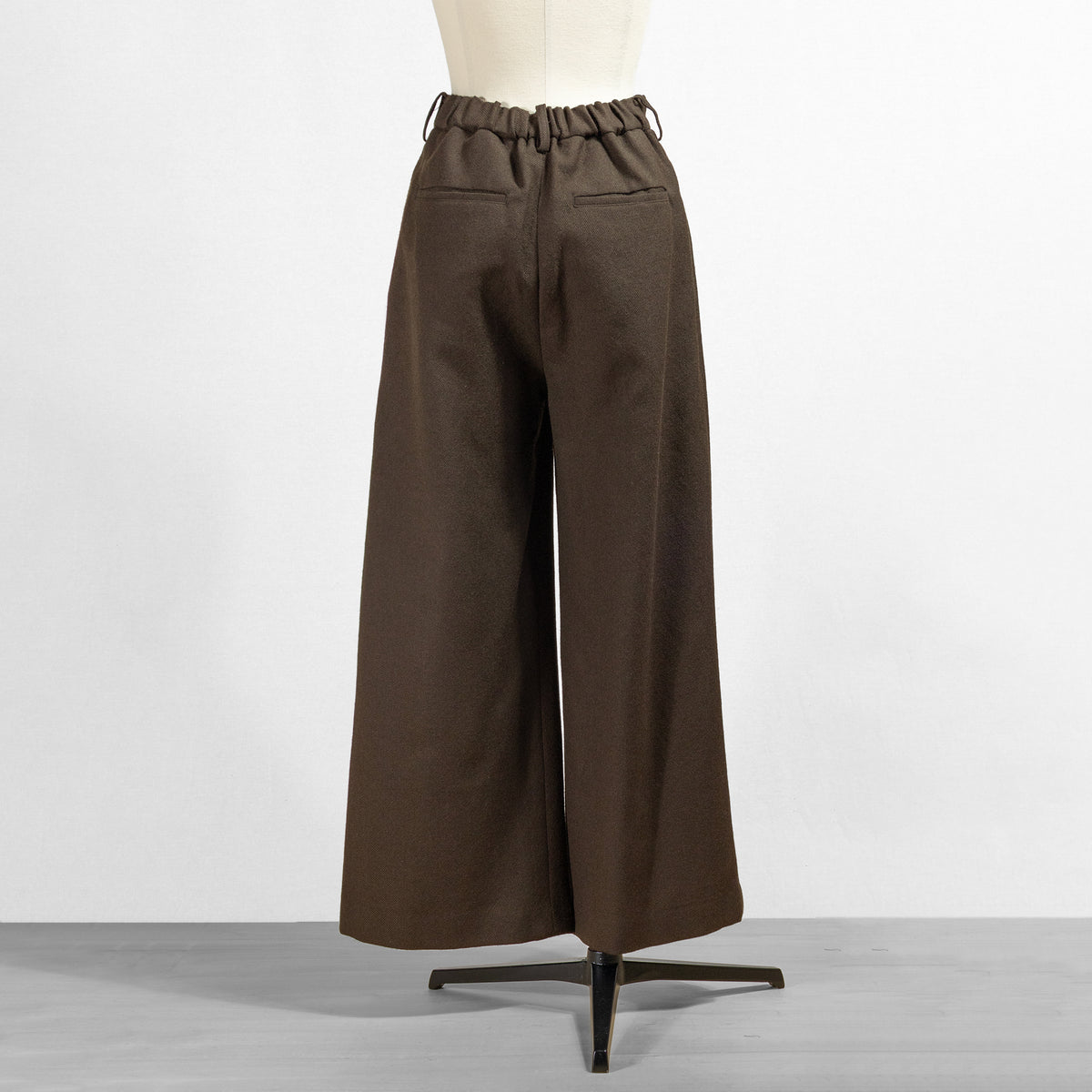 26AW SARAHWEAR ウールサージ シングルタックパンツ C30634