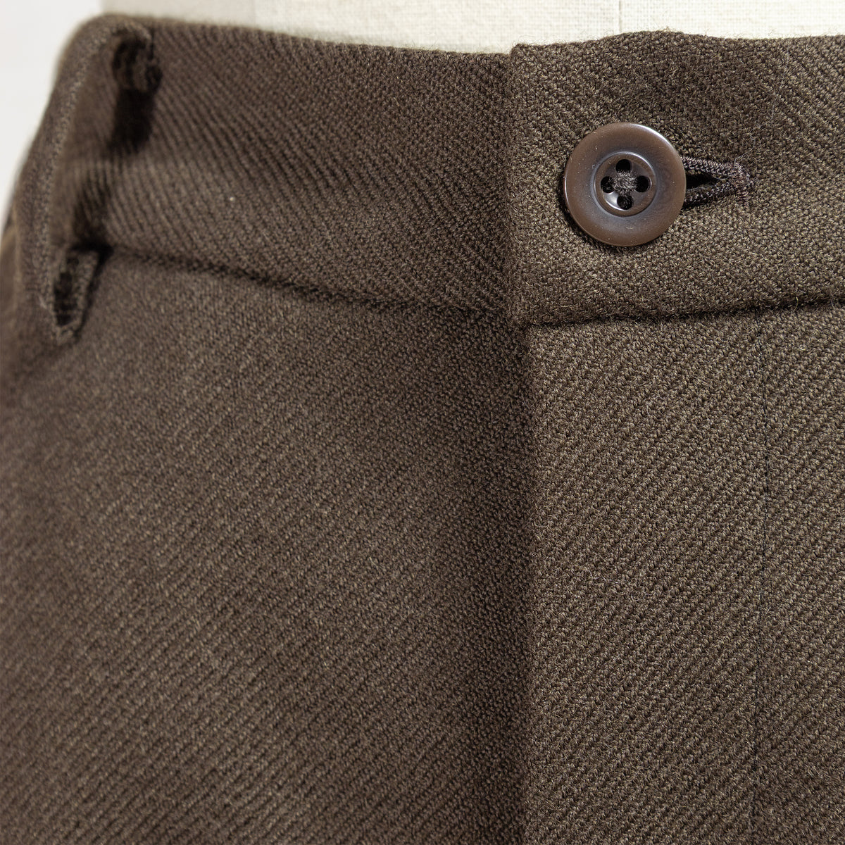 26AW SARAHWEAR ウールサージ シングルタックパンツ C30634