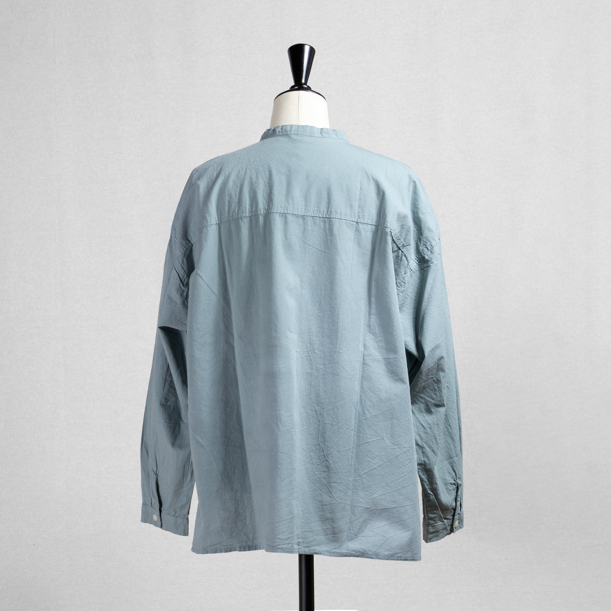 26AW grin コットンリネンキャンブリック×キュプラフリルシャツ 8264T-011