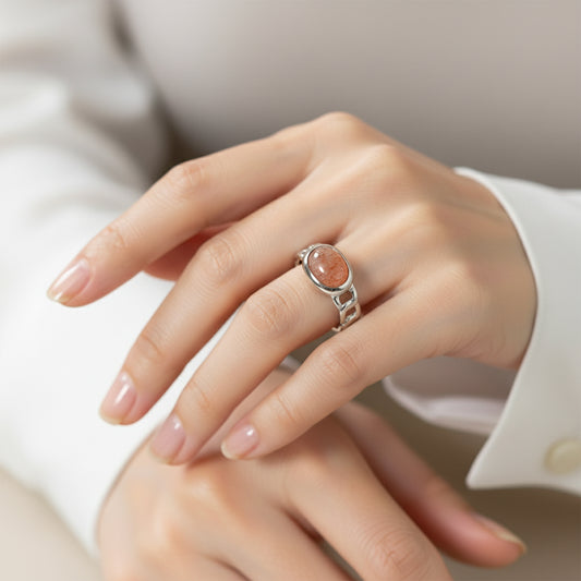 【受注生産】25AW TRIFLES 天然石レアストーンフリーリング R0048