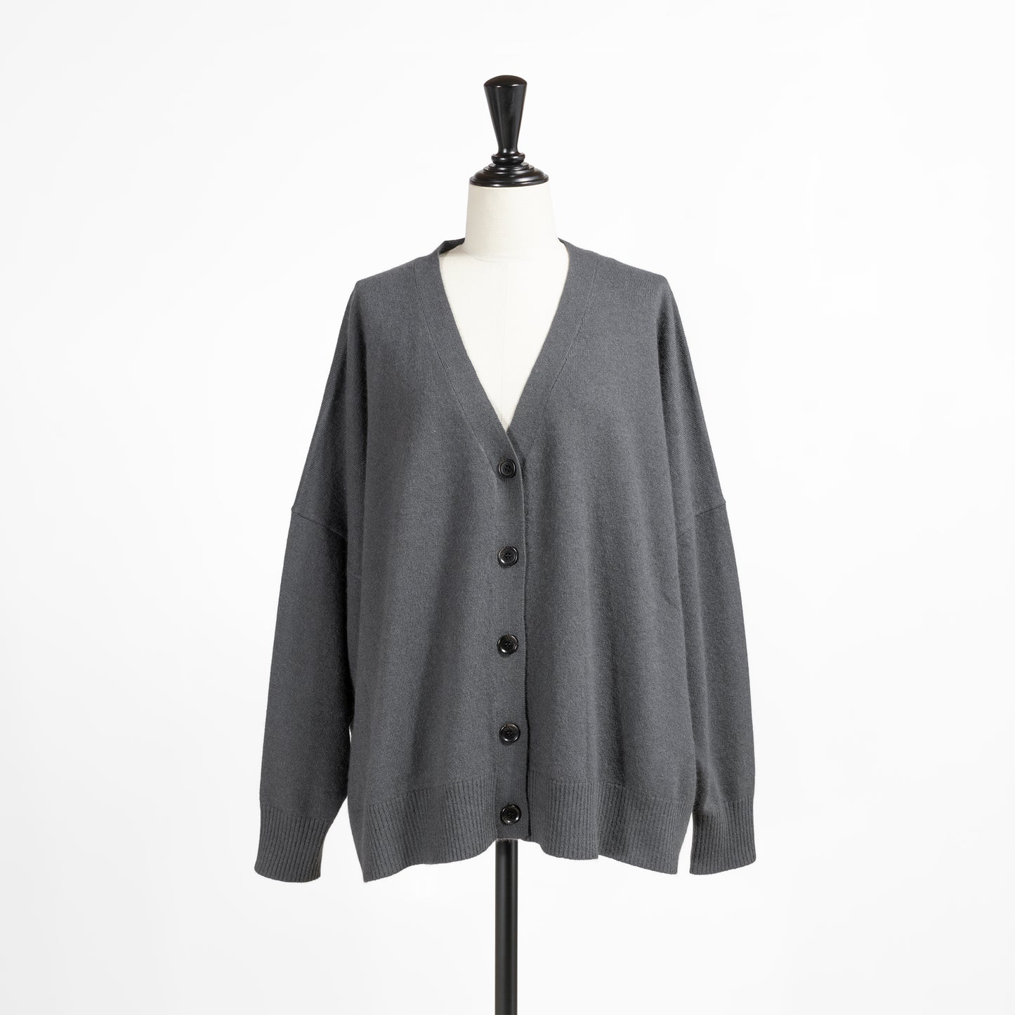 25AW mizuiro ind ハイゲージVネックカーディガン 4-220100