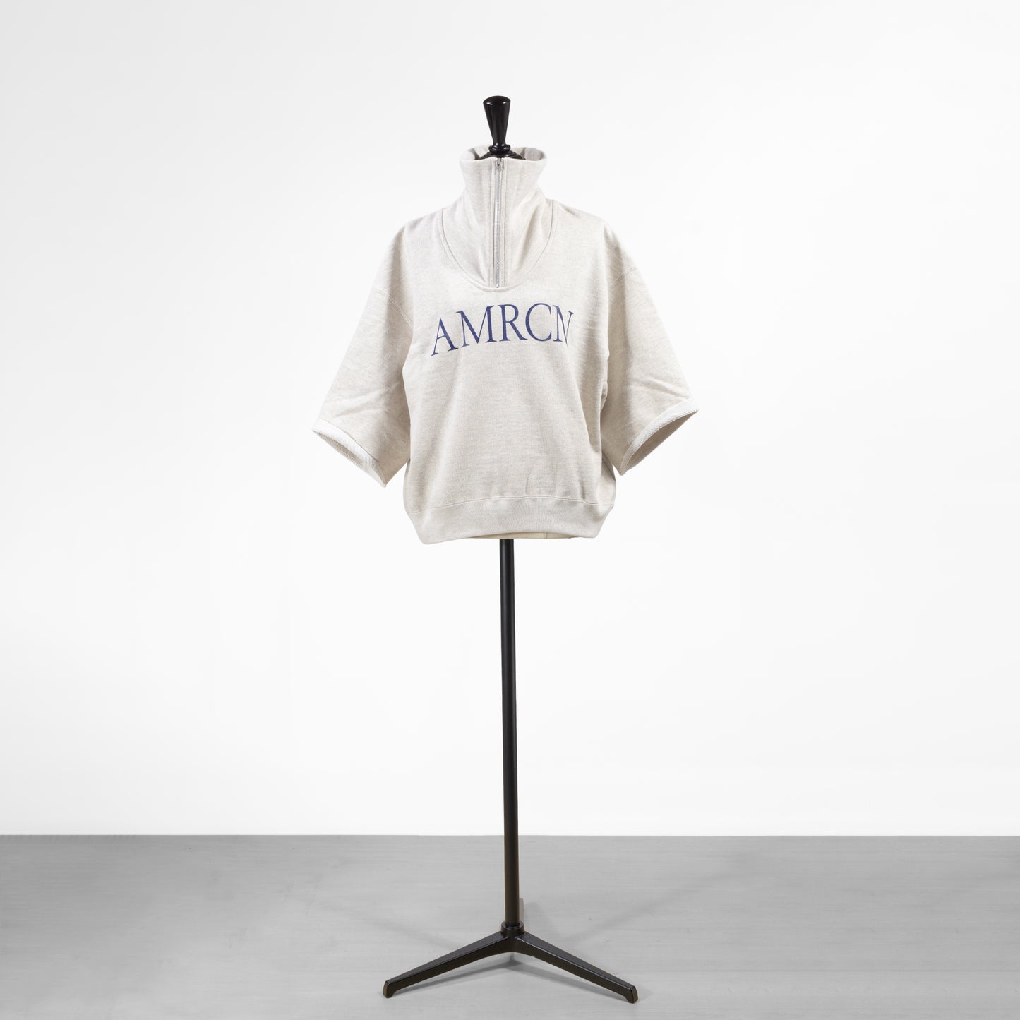 26SS AMERICANA クロップドハーフジップスウェット BRF801A/1