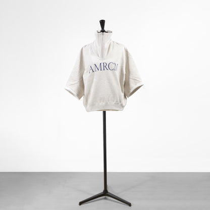 26SS AMERICANA クロップドハーフジップスウェット BRF801A/1