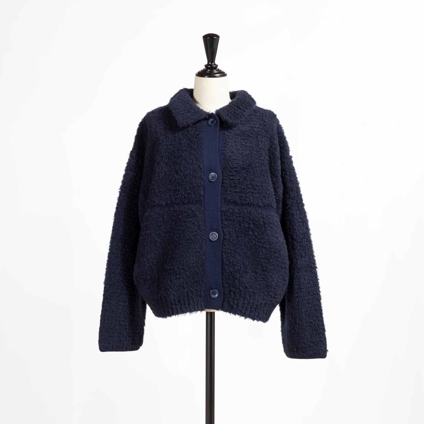 25AW BATONER シェットランドボアポロカーディガン BN-25FL-061