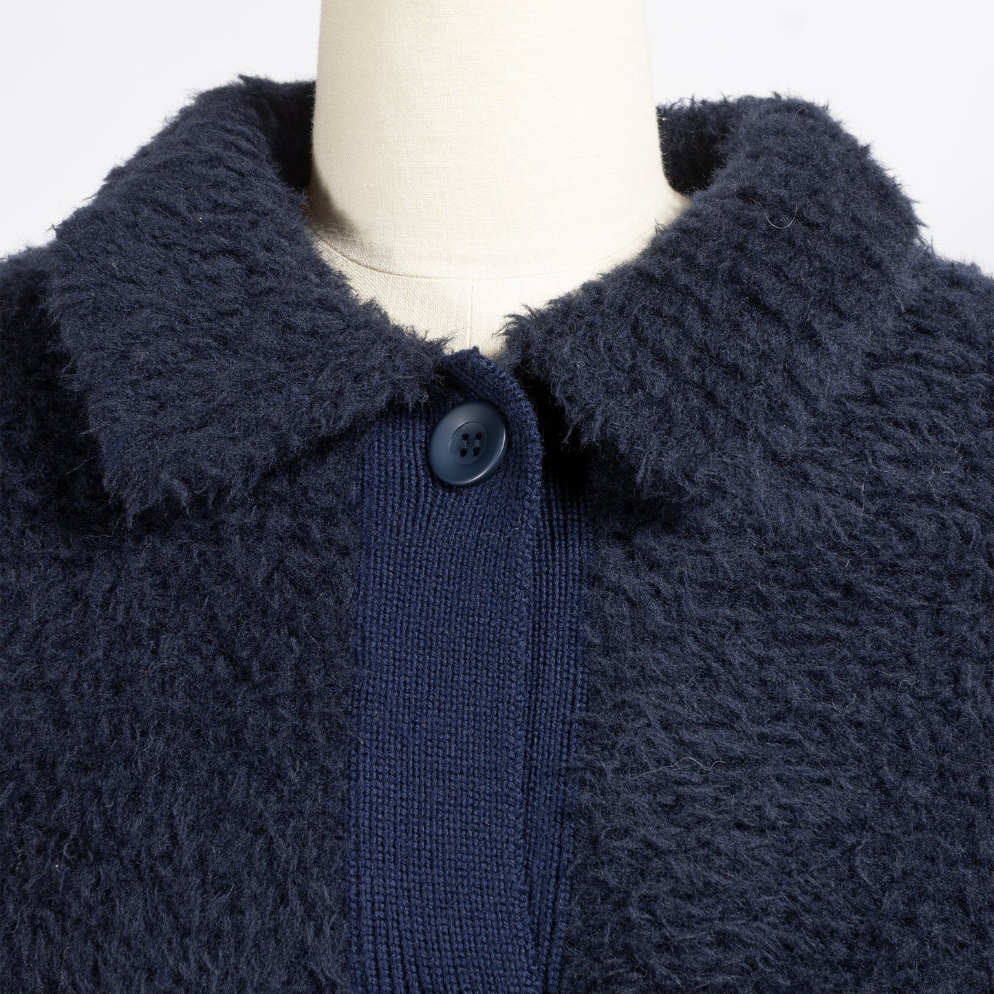 25AW BATONER シェットランドボアポロカーディガン BN-25FL-061