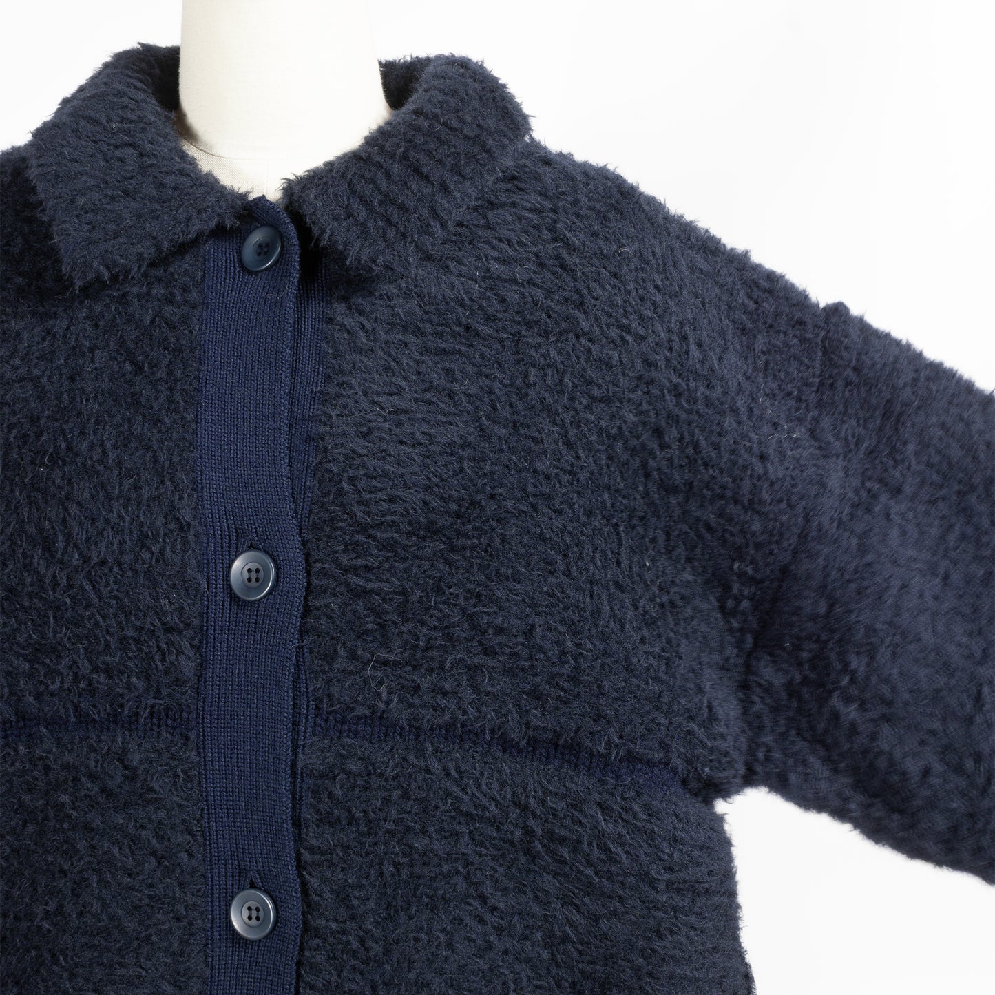 25AW BATONER シェットランドボアポロカーディガン BN-25FL-061