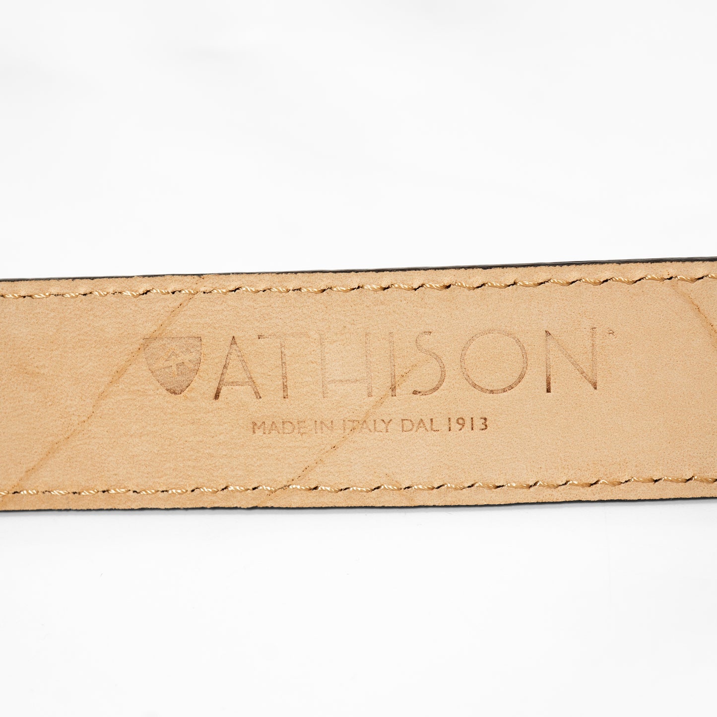 25AW ATHISON ヌバックレザーベルト 15JP2