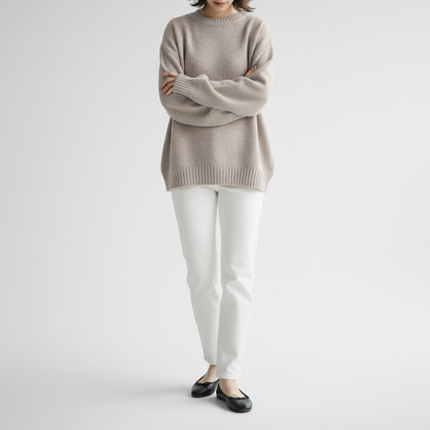 25AW LAGOMORO シェットランドクルーネックセーター