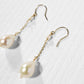 【受注生産】25AW TRIFLES フック&チェーンドロップパールピアス P0180
