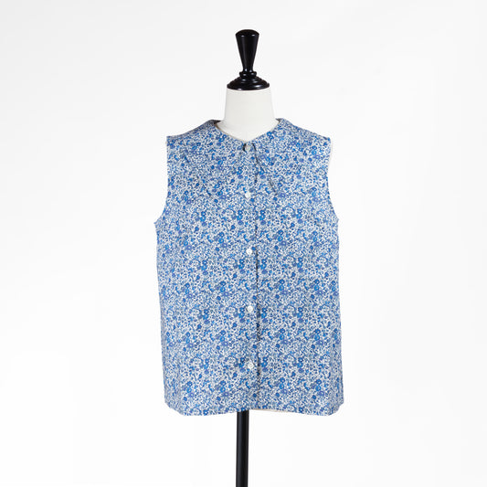 26SS SARAHWEAR リバティプリント ノースリーブブラウス C53107