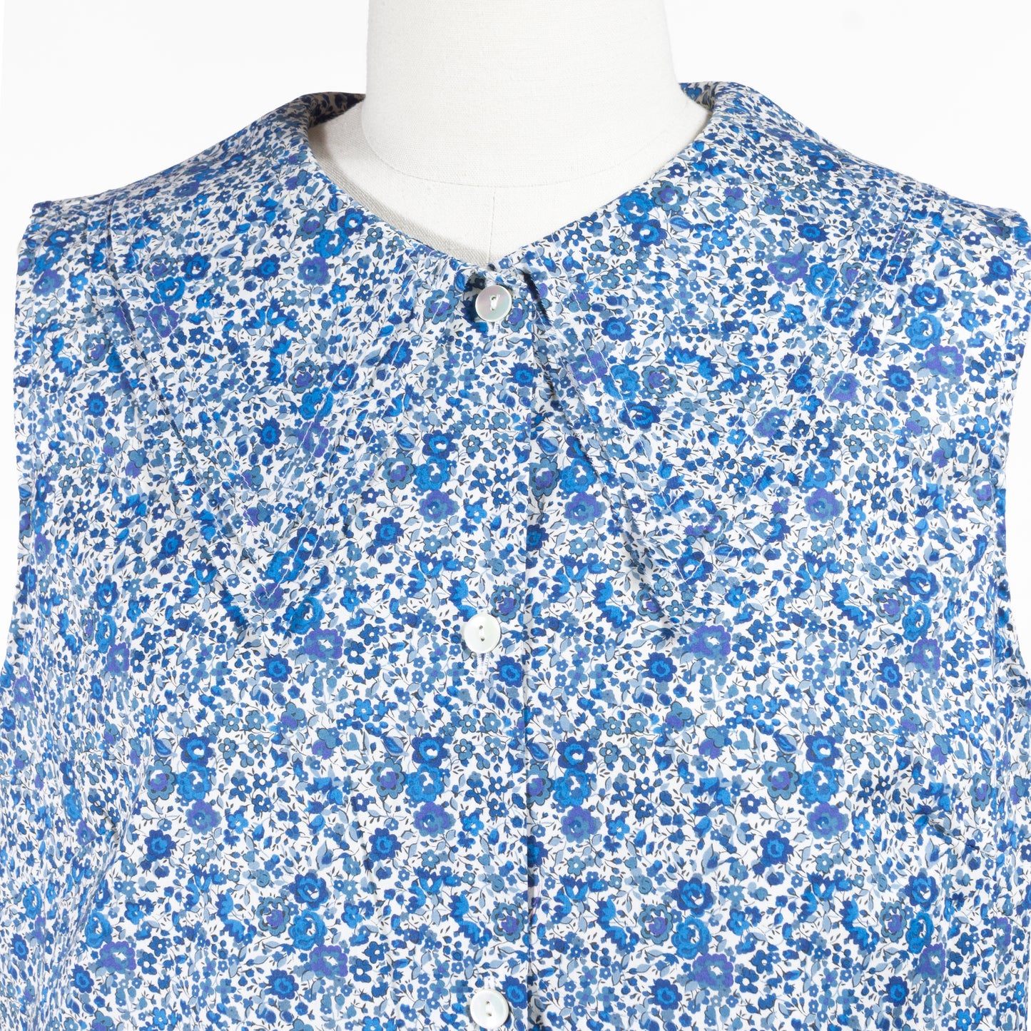 26SS SARAHWEAR リバティプリント ノースリーブブラウス C53107