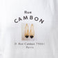 25SS ANGE IN DISGUISE プリントノースリーブTシャツ Rue CAMBON