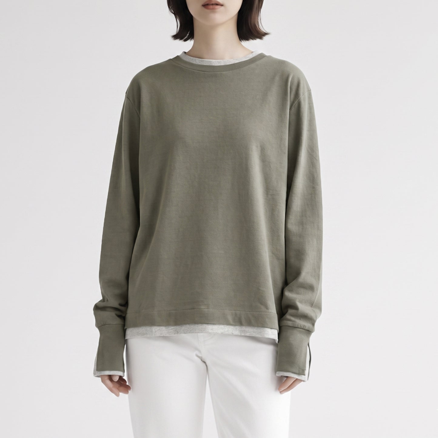26AW AMERICANA ロングスリーブレイヤードTシャツ BRF-831A