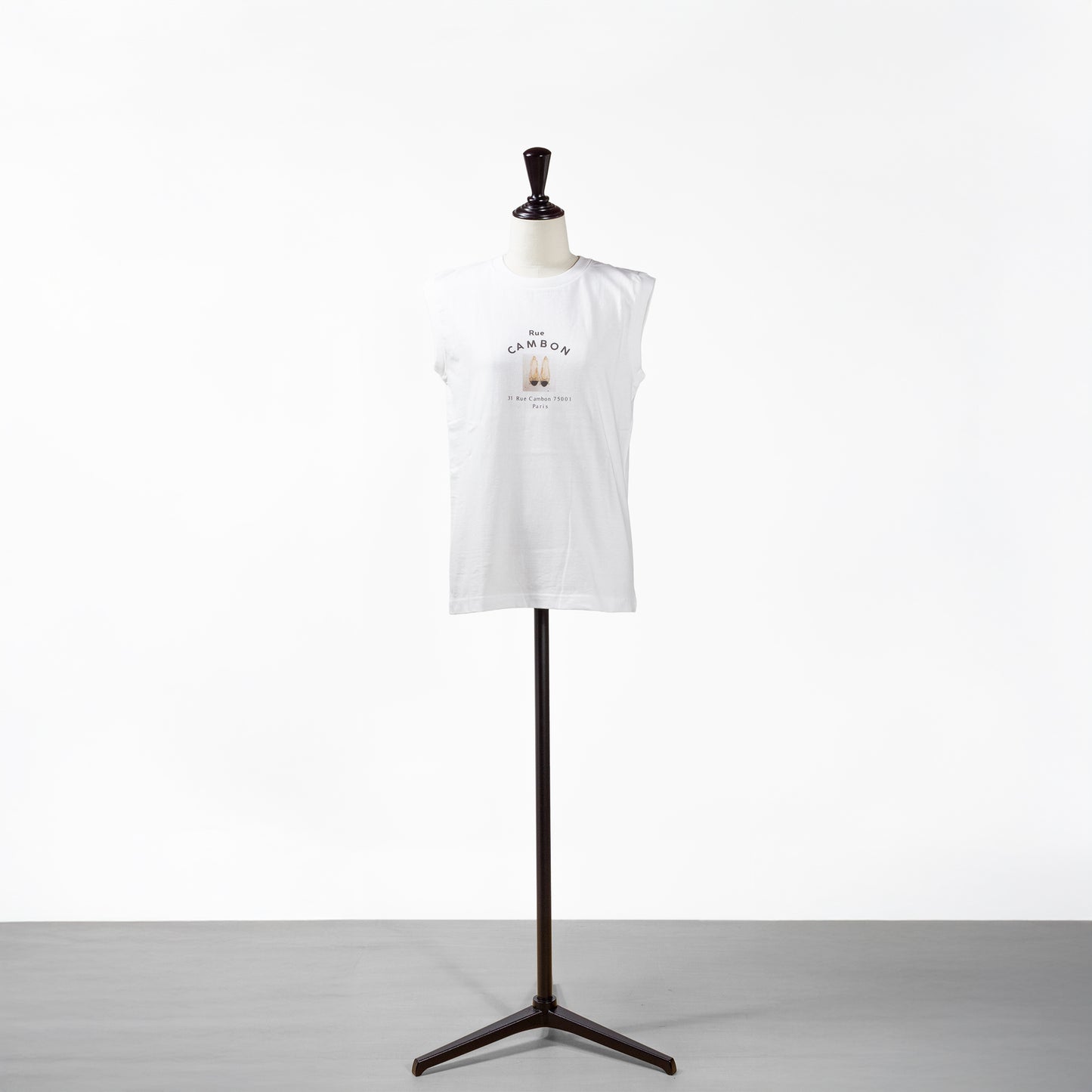 25SS ANGE IN DISGUISE プリントノースリーブTシャツ Rue CAMBON