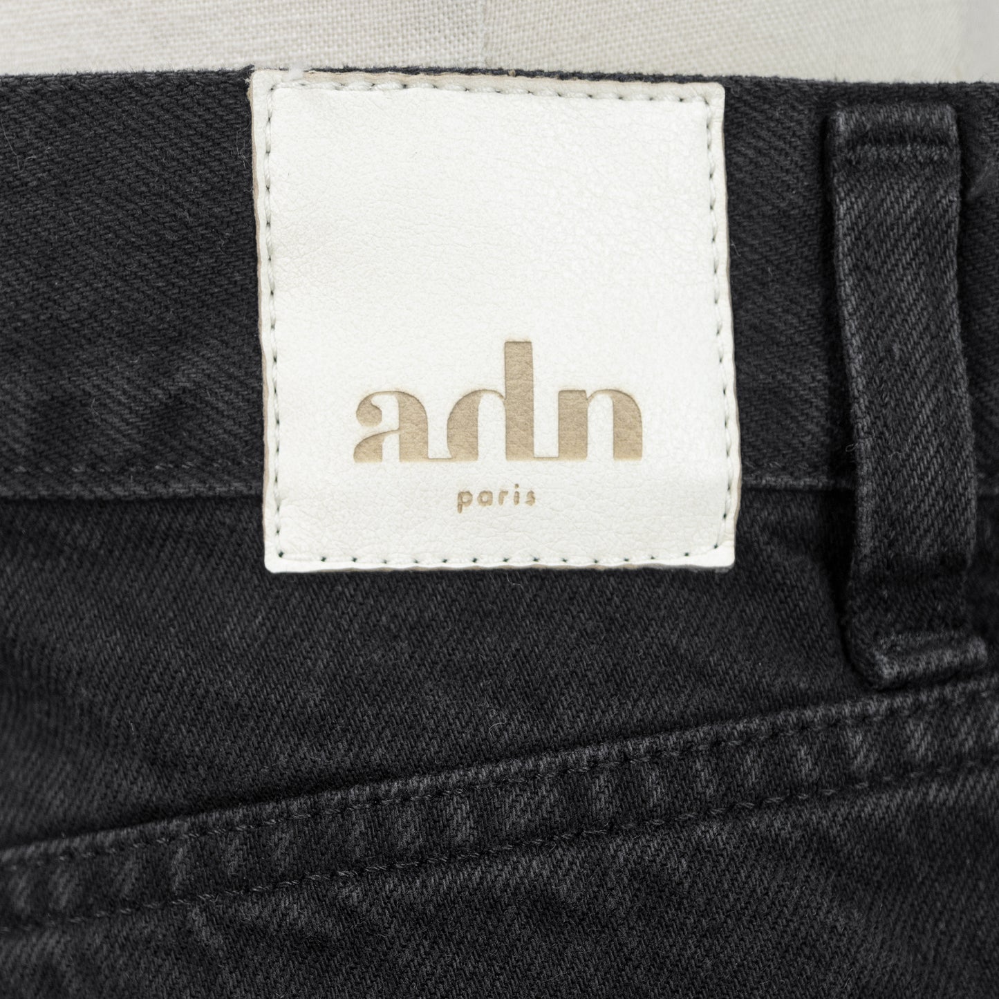 24AW ADN Paris LARS WIDE LEG JEANS BLACK