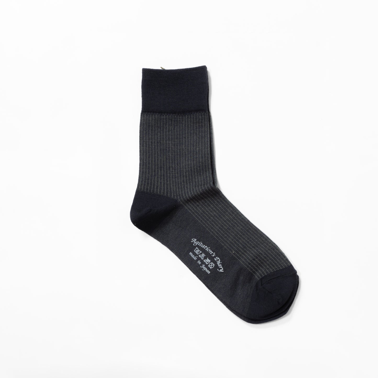 24AW Agitations Diary WOOL 3×1 RIB LIKE SOCKS