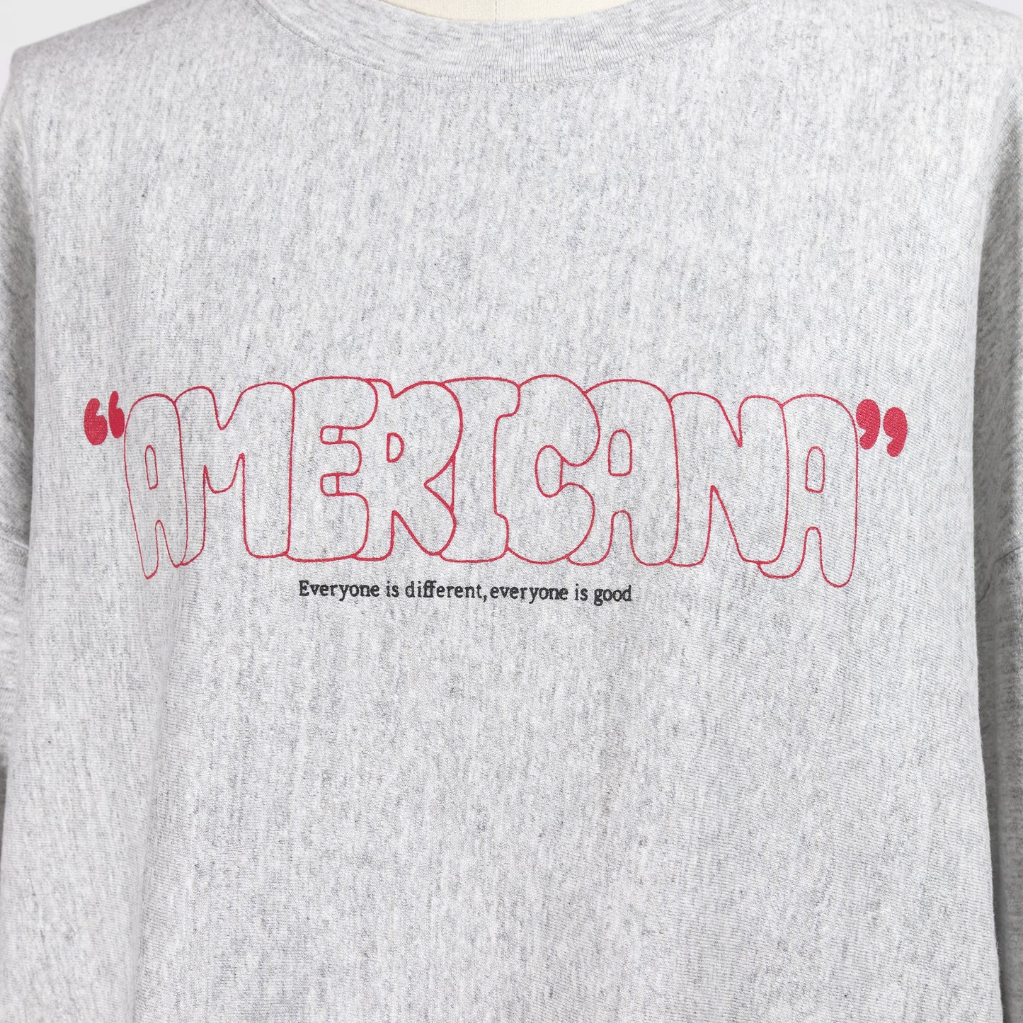 26AW AMERICANA リバースウィーブ ロゴプリント ロングスリーブTシャツ BRF-844A