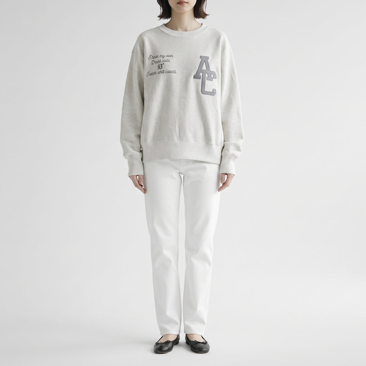 26AW AMERICANA リバースウィーブ スウェット クルーBRF-845A/2