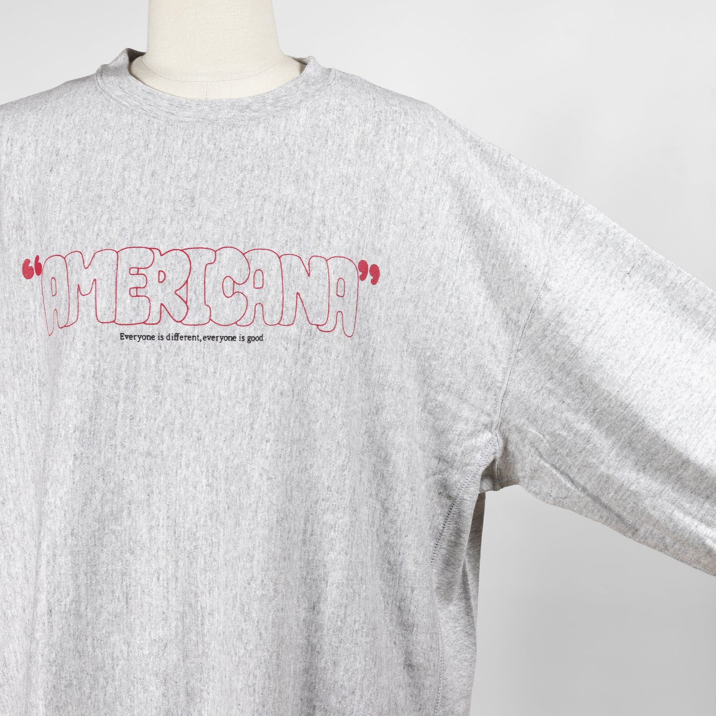 26AW AMERICANA リバースウィーブ ロゴプリント ロングスリーブTシャツ BRF-844A