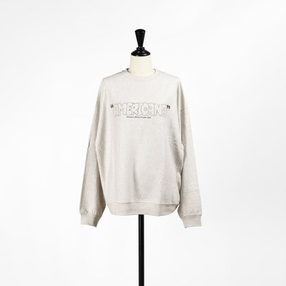 26AW AMERICANA リバースウィーブ ロゴプリント ロングスリーブTシャツ BRF-844A