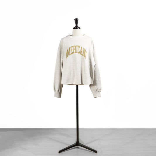 25AW AMERICANA クロップドカットオフスウェット BRF-736A/2