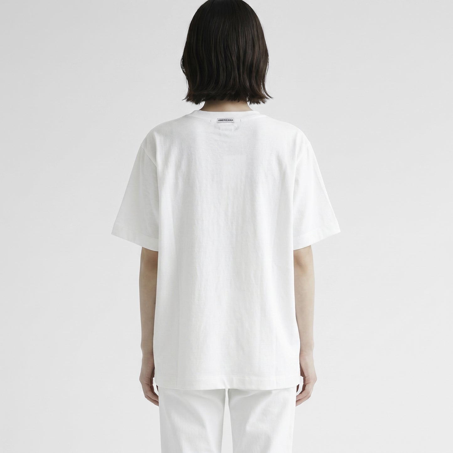 26SS AMERICANA ラフィー丸胴プリントT BRF-807A/1