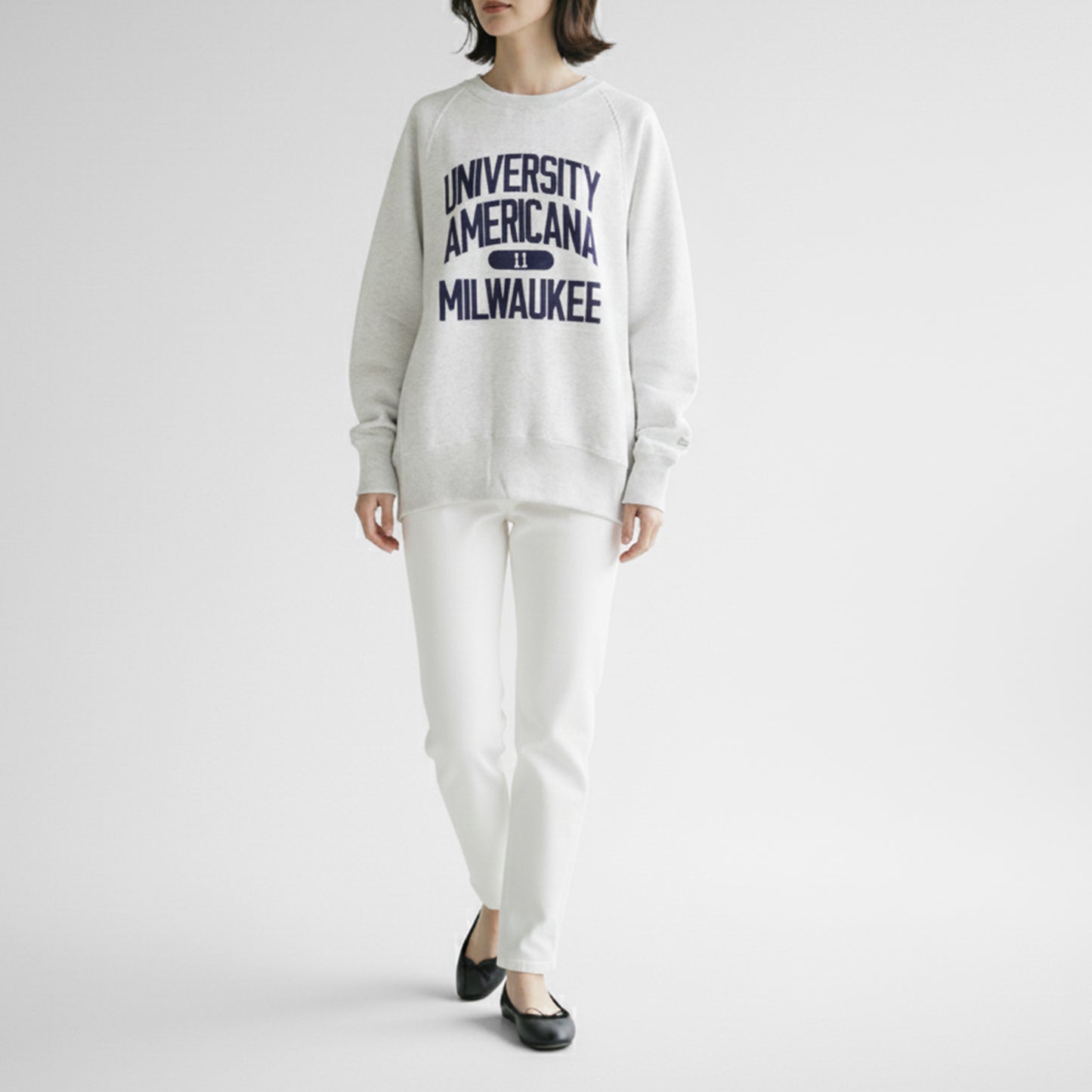 25AW AMERICANA ボリュームスリーブ クルースウェット BRF-797A/2