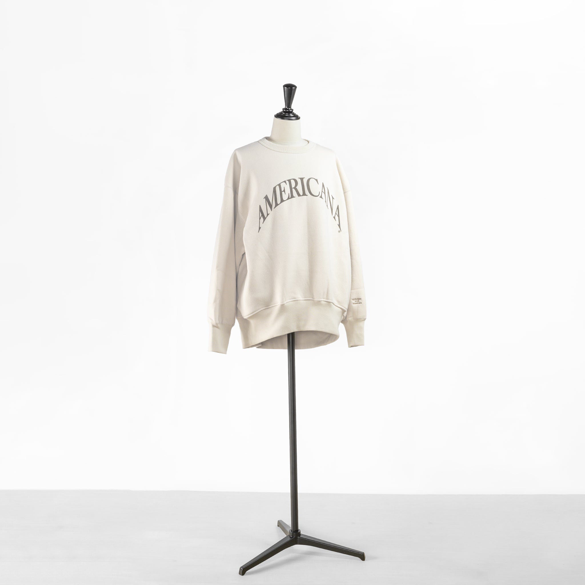 AMERICANA WIDE PULL OVER CREW SWEAT 