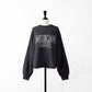 24AW AMERICANA 14G URAKE CROPPED WIDE SWEAT AMERICANA STATE