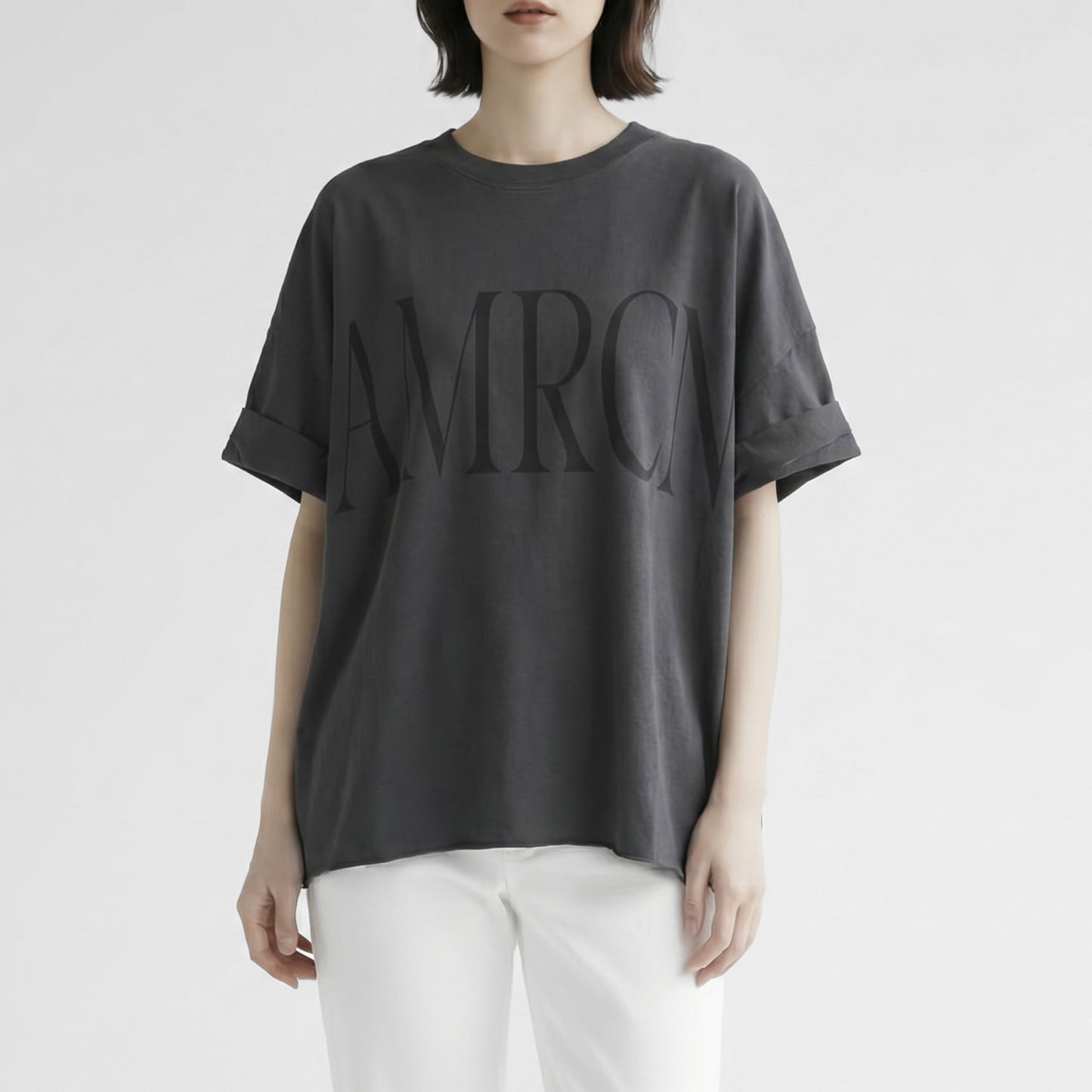 26SS AMERICANA クロップドワイドロールアップT BRF-M-806A