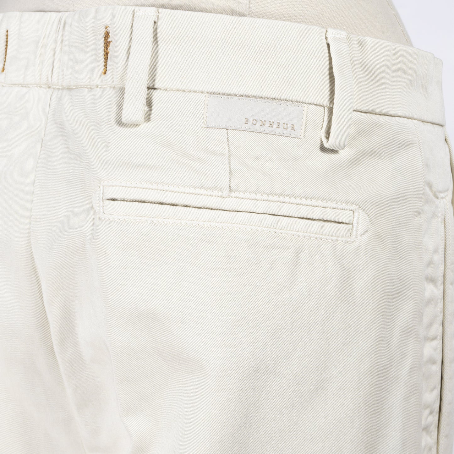 26SS BONHEUR Elba ワンタックコットントラウザーズ