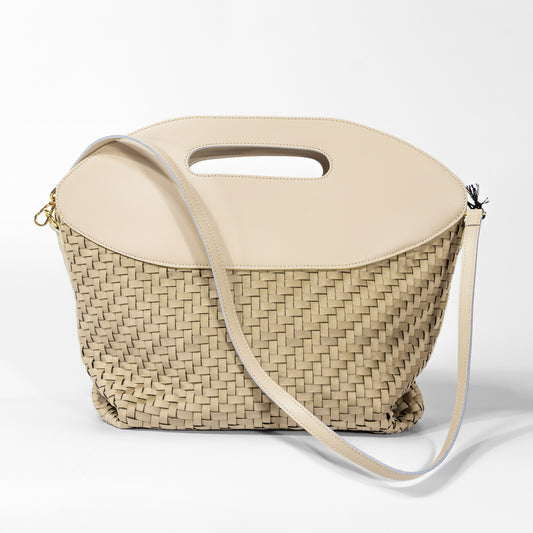 25SS VIAMAILBAG FLEUR SUEDE コンビショルダーバッグ