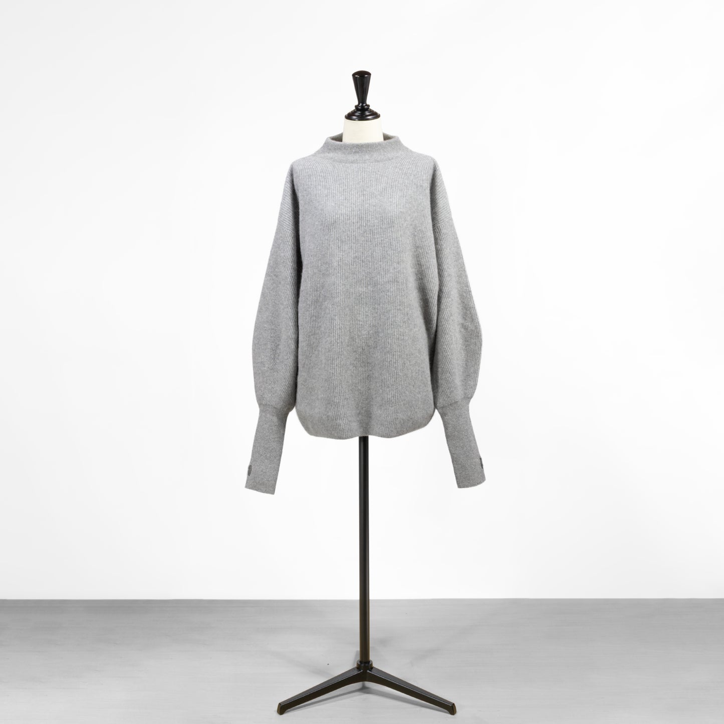 BATONER カシミヤフォックス フィンガーホール ビッグモックネック BN-22FL-043