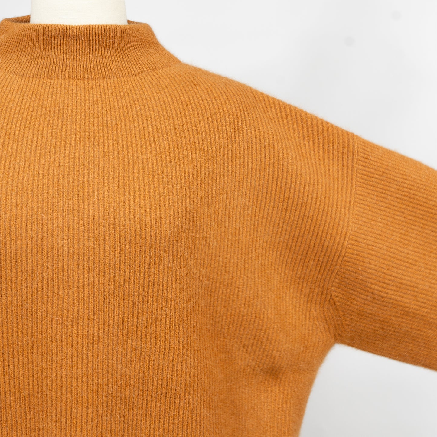 BATONER カシミヤフォックス フィンガーホール ビッグモックネック BN-22FL-043