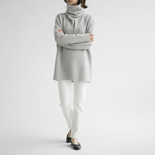 BATONER カシミヤフォックス ユニークタートルネック